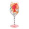 Lolita Barbie The Original Fashionista Hand Painted Wine Glass 9.1in H